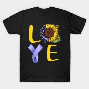 love stomach cancer sunflower T-Shirt